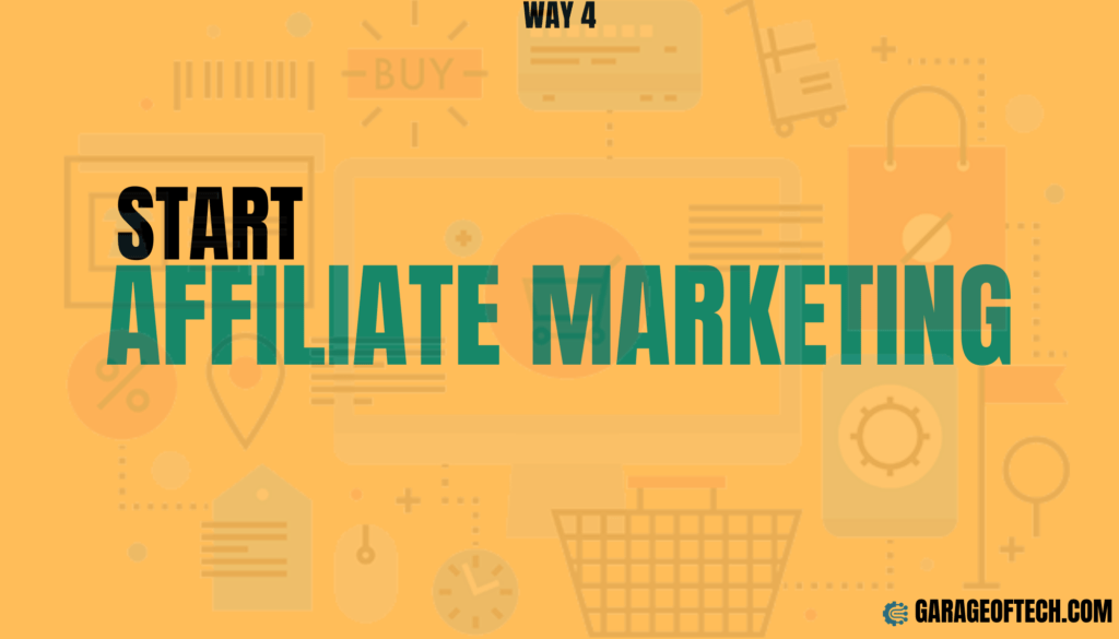 Start Affiliate Marketing