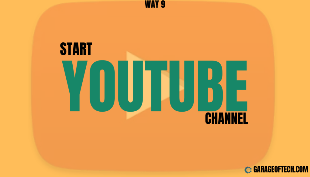 Start A Youtube Channel