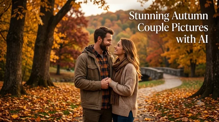 Transform Ordinary Photos Into Stunning Autumn Couple Pictures Using AI